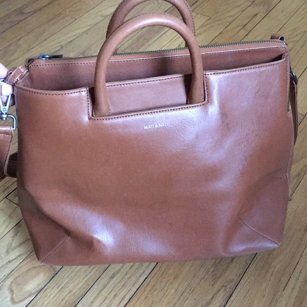 Matt & Nat Vegan brown leather bag